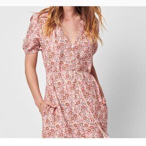 NWT Faherty Orinda Floral Maxi Dress Size L